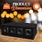 Pyle Pro 4 Way DJ Speaker System, 300 Watt Power, 150 RMS, Four 3 Inch Horn Piezo Tweeters, 8 Ohm PAHT4 - alternate 2